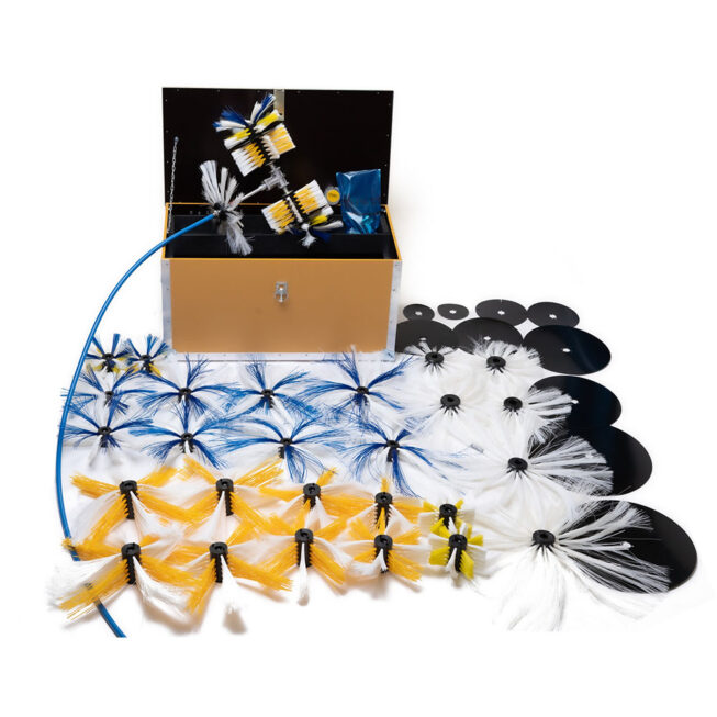 Rectangular brush head set